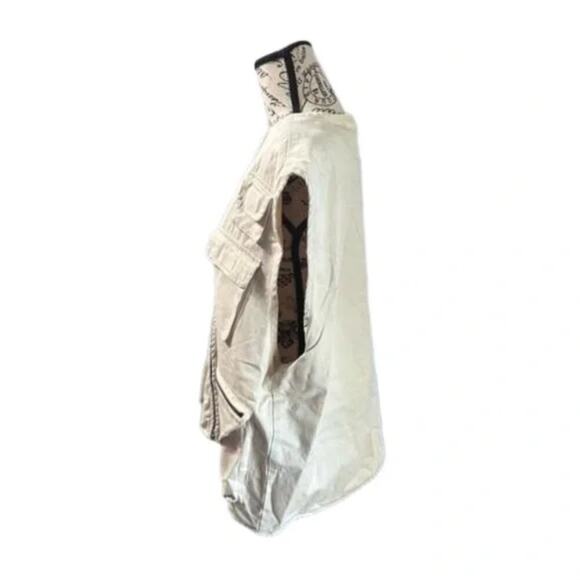 ASOS Outdoor Utility Sleeveless Vest – Cream - Picture 3 of 8